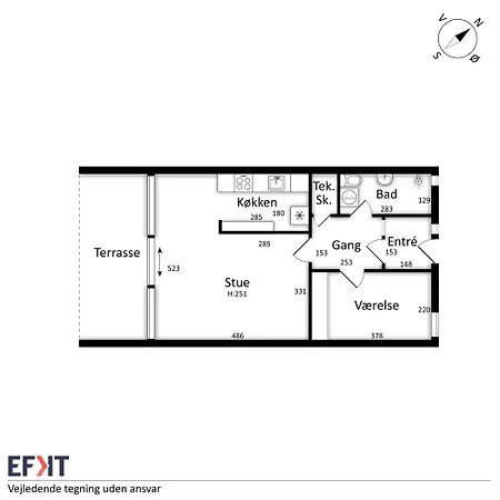 Appartement Come - Charming 1br Apt With Private Garden Risskov